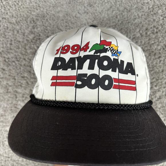 Vintage Daytona International Speedway Hat Cap Snap Back NASCAR Racing Mens 90s - Picture 3 of 9